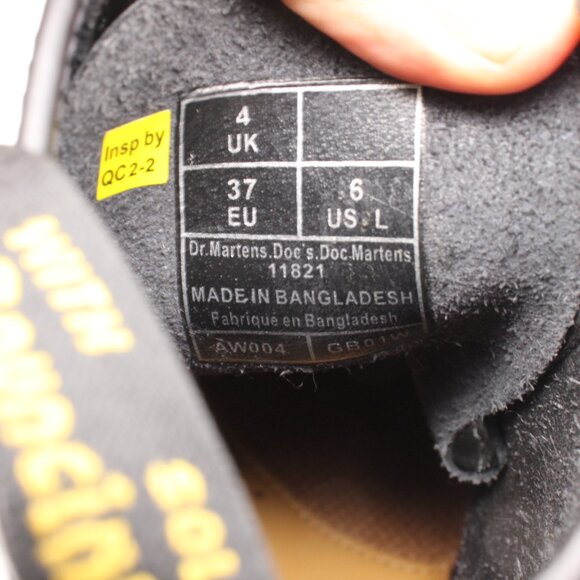 Dr. Martens Black Combat Boots with Glossy Finish - Picture 3 of 11